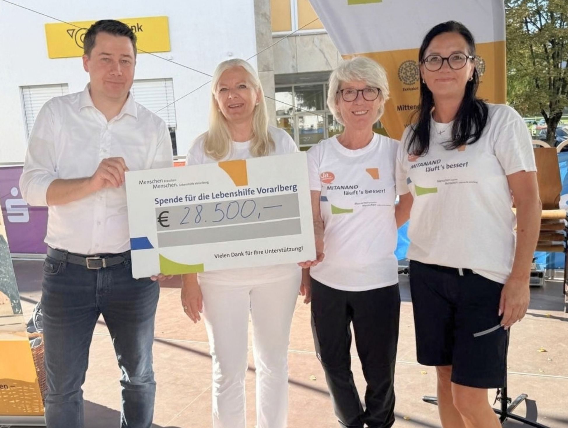 Lustenau läuft für mehr Lebensqualität: 28.500 Euro beim Stundenlauf der Lebenshilfe Vorarlberg