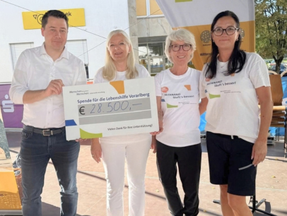 Lustenau läuft für mehr Lebensqualität: 28.500 Euro beim Stundenlauf der Lebenshilfe Vorarlberg