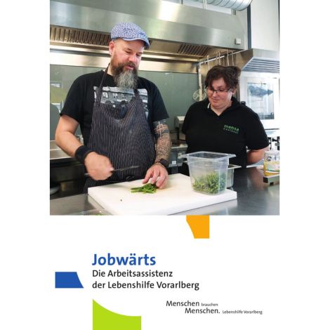 Folder Jobwärts Arbeitsassistenz